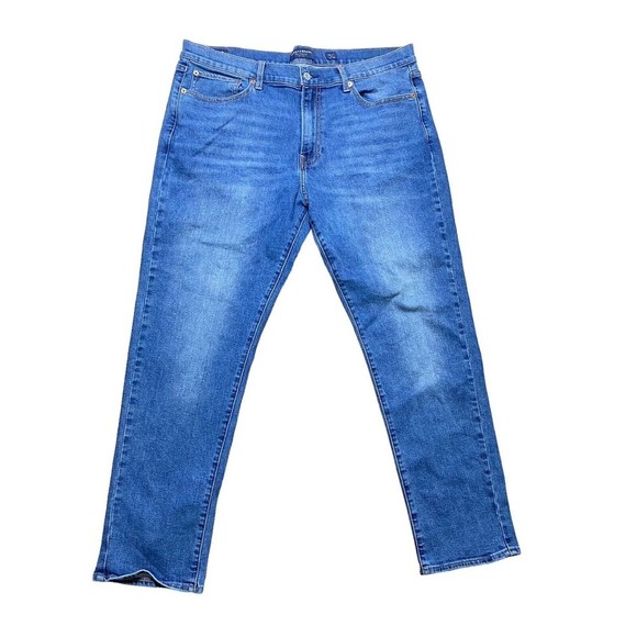 Lucky Brand Other - Lucky Brand Mens Blue High Rise 410 Athletic Slim Skinny Jeans 38 Regular Fit